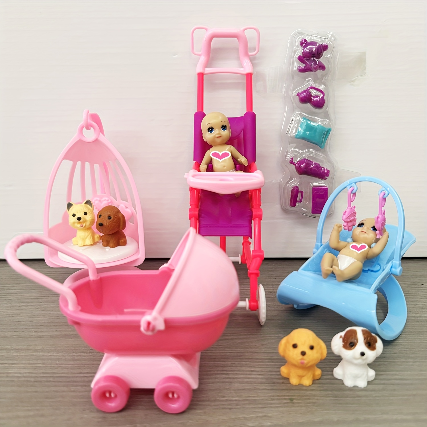 Playhouse Doll Cart Rocking Ch - Baby Swing Bouncer 评论和价格