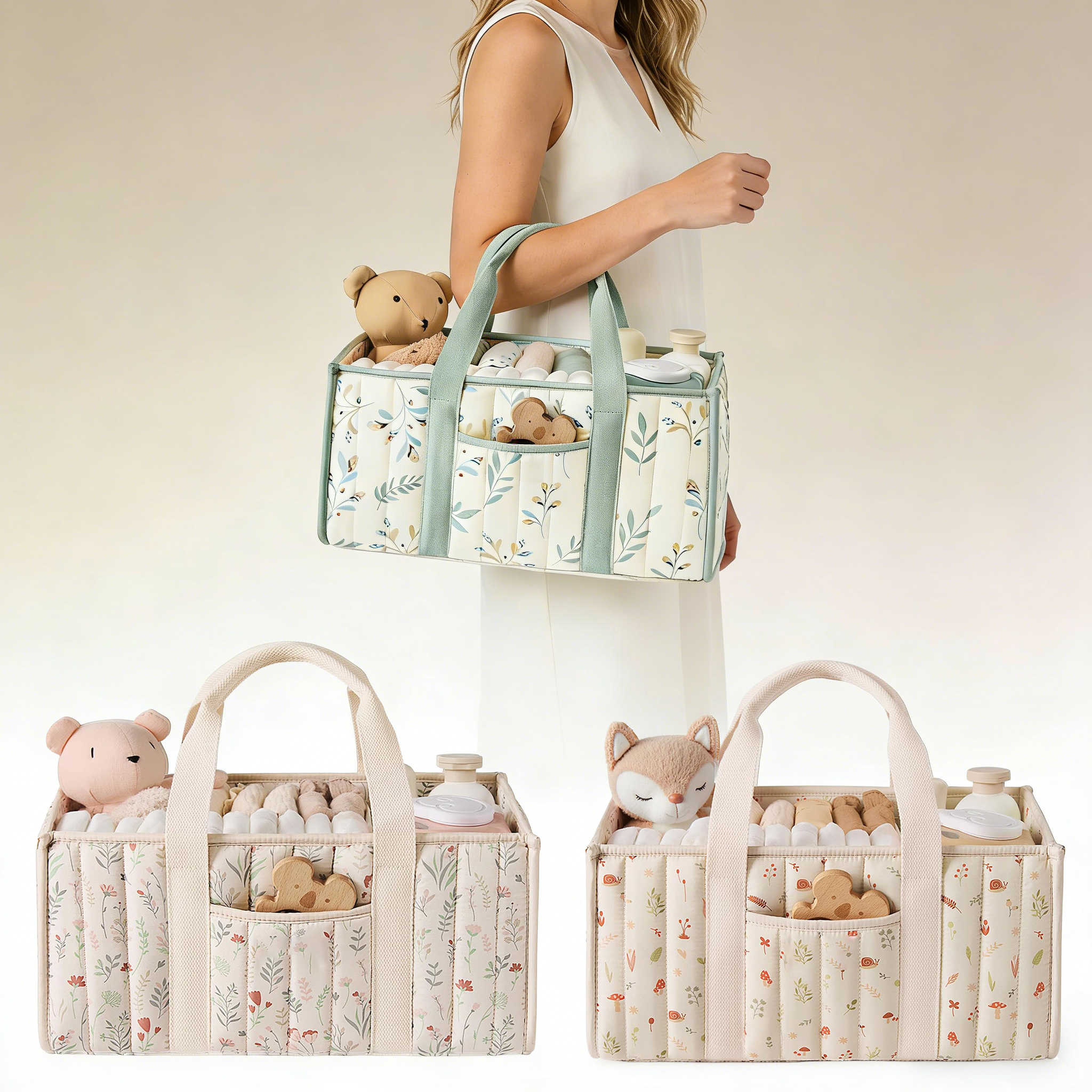 Diaper Caddy Organizer, Stylis - Baby Products Basket 评论和价格
