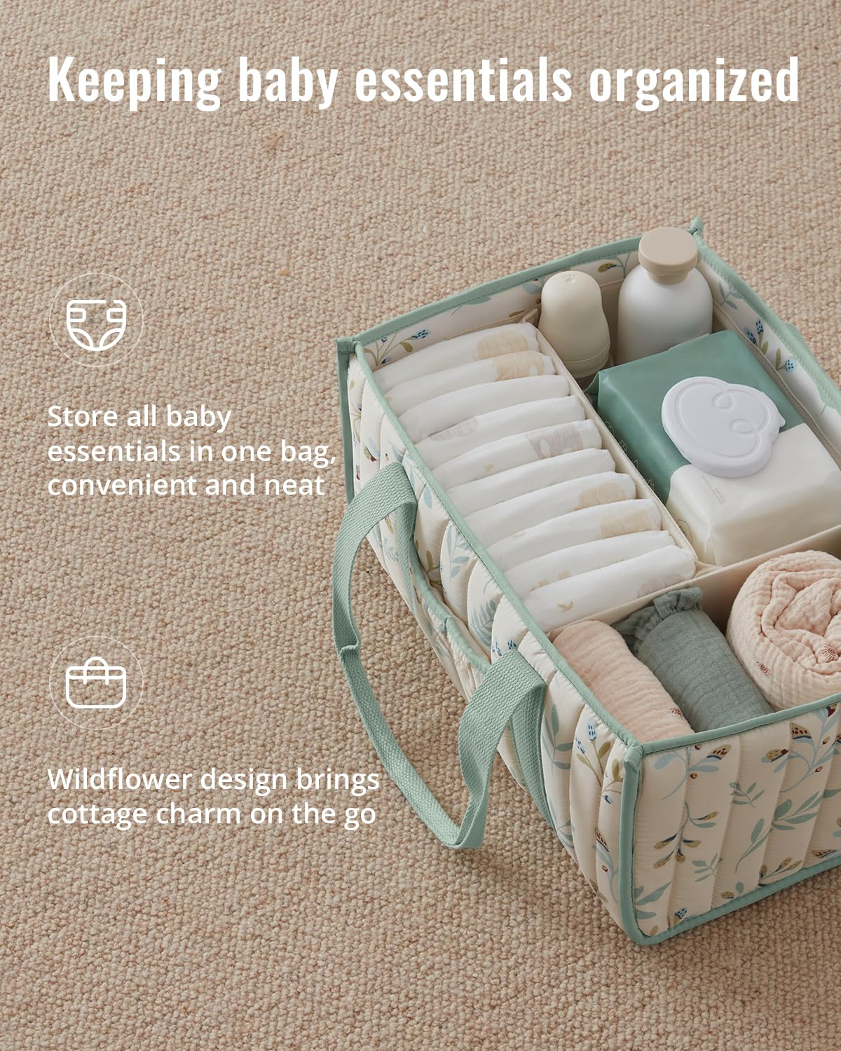 Diaper Caddy Organizer, Stylis - Baby Products Basket 评论和价格
