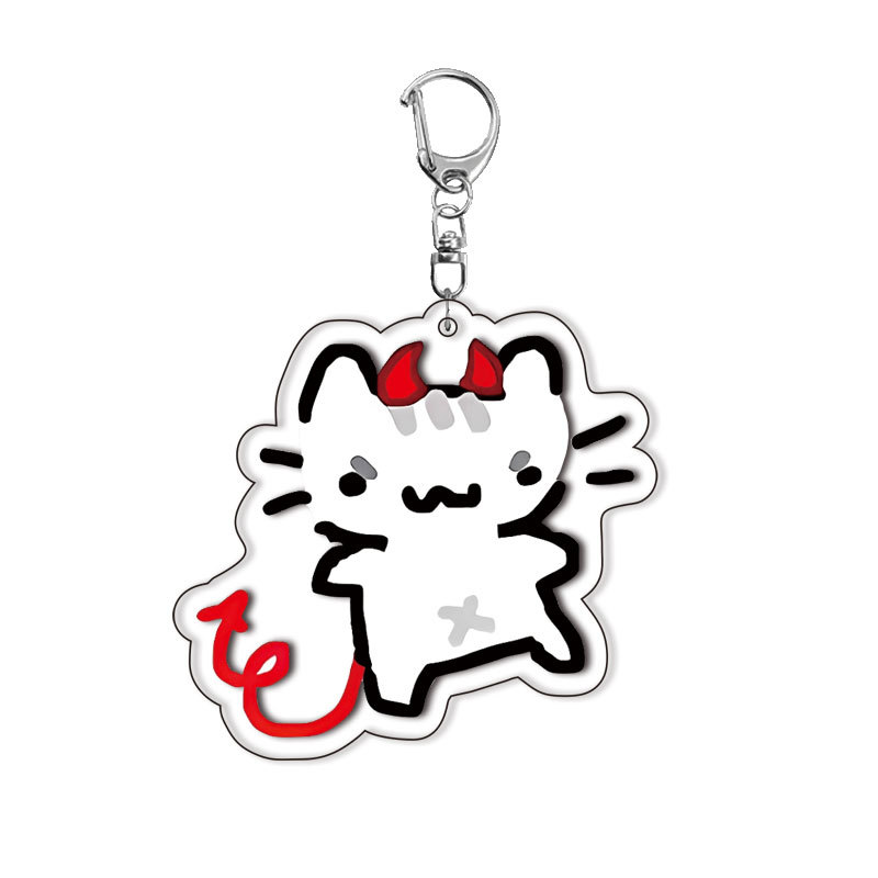 Cat Kitten Keychain Acrylic Lo - Baby Products With Zinc 评论和价格