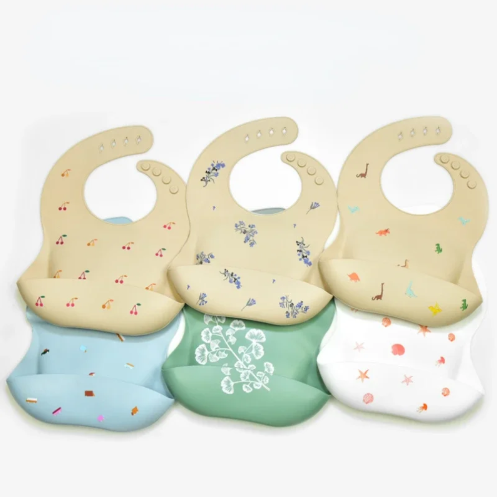 New Baby Bibs BPA Free Waterpr - Silicone Baby Bibs 评论和价格
